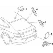 Volkswagen Radio Antenna Assembly - Genuine VW 5Q0035507N5FQ