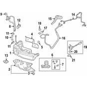 Audi VW Diesel Emissions Fluid Injector Feed Line - Genuine Audi VW 5Q0131984AF