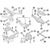 Audi VW Suspension Control Arm Bushing - Genuine Audi VW 5Q0407183F