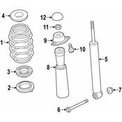 Audi Shock Absorber - Genuine Audi 5Q0513029HQ