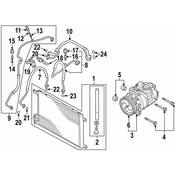 Audi VW A/C Refrigerant Liquid Hose - Genuine Audi VW 5Q0820741C