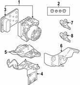 Audi VW ABS Control Module - Genuine Audi VW 5Q0907379GEREP
