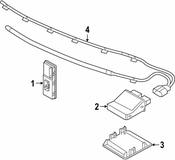 Audi VW Liftgate Control Module - Genuine Audi VW 5Q0959107L