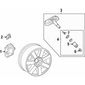 Audi VW Tire Pressure Monitoring System Control Unit Connector - Genuine Audi VW 5Q0972718A
