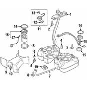 VW Fuel Pump and Sender Assembly - Genuine VW 5QA919051A