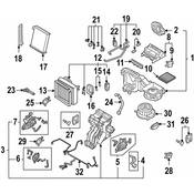 Audi VW HVAC Unit Case - Genuine Audi VW 5QB820353A
