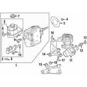 Audi VW Brake Master Cylinder - Genuine VW Audi 5QE611015AQ