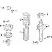 Audi Strut Assembly - Genuine Audi 5QF413031CN
