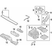 Volkswagen Engine Air Intake Hose - Genuine VW 5QM129747