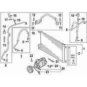 Audi VW A/C Condenser - Genuine Audi VW 5WA816411D