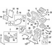 Audi VW HVAC System Wiring Harness - Genuine Audi VW 5WB971566D