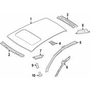 Audi VW Roof Panel Sealing Plug - Genuine Audi VW 6Q0860137A