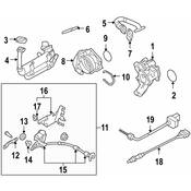 Audi VW Vacuum Line Clip - Genuine Audi VW 6X0971845B