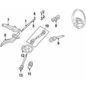 Audi VW Steering Column Bushing - Genuine Audi VW 701419549