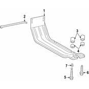 Volkswagen Spare Tire Carrier Spacer - Genuine VW 701801913
