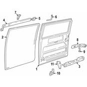 Volkswagen Sliding Door Roller Bracket - Genuine VW 701843336A