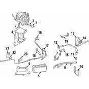 VW ABS Wheel Speed Sensor  - Genuine VW 701927807F