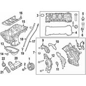 Volkswagen Engine Timing Cover - Genuine VW 7B0109210E