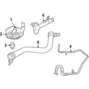 Volkswagen Engine Oil Cooler Gasket - Genuine VW 7B0117070