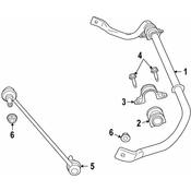 Volkswagen Suspension Stabilizer Bar Bracket - Genuine VW 7B0411336