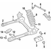 Volkswagen Axle Support Bushing - Genuine VW 7B0505541
