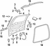 Volkswagen Hatch Seal - Genuine VW 7B0827705C