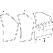 Volkswagen Door Outer Panel - Genuine VW 7B0831111A