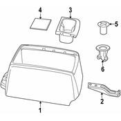 Volkswagen Console Cap - Genuine VW 7B0863119AES3