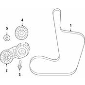 Volkswagen Drive Belt Idler Pulley - Genuine VW 7B0903341