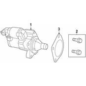 Volkswagen Starter Motor - Genuine VW 7B0911023D