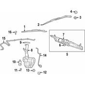 Volkswagen Washer Fluid Level Sensor Seal - Genuine VW 7B0919382