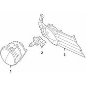 Volkswagen Fog Light Bulb - Genuine VW 7B0943101