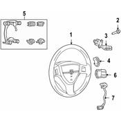 Volkswagen Horn Contact Ring - Genuine VW 7B0951303C