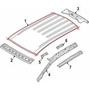 VW Body A-Pillar Bracket - Genuine VW 7L0817421A