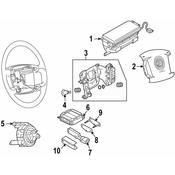 VW Air Bag Crash Sensor Bracket - Genuine VW 7L0907462