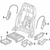 VW Seat Motor - Genuine VW 7L0959706A