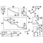 Audi VW Vacuum Line Clip - Genuine Audi VW 7L5253198