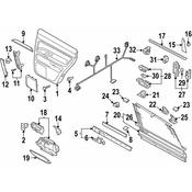 Volkswagen Door Glass Sunshade - Genuine VW 7L6861318B9B9