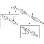 Audi VW CV Joint Oil Seal Dust Shield - Genuine Audi VW 7P0501811