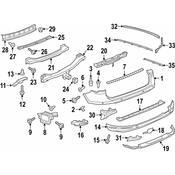 Volkswagen Bumper Cover Insulator - Genuine VW 7P6807252A