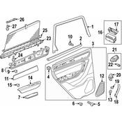 Volkswagen Window Shade - Genuine VW 7P6861317C82V