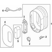 Audi Battery Charging Cable - Genuine Audi 7PP971678EA