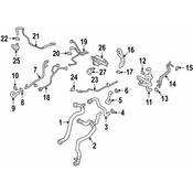 Audi Radiator Coolant Hose - Genuine Audi 80A122055AF