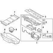 Audi Suspension Air Compressor Bracket - Genuine Audi 80A802397A