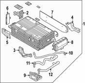 Audi VW Drive Motor Battery Pack Bracket - Genuine VW Audi 80A915371A