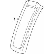 Audi Side Marker Light - Genuine Audi 80A945071A