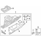Audi Glove Box Latch - Genuine Audi 80B857131ABA4