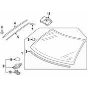 Volkswagen Rain Sensor - Genuine VW 81D955555A
