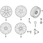 Audi VW Tire Valve Stem - Genuine Audi VW 839601361A