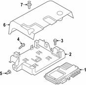 Audi Parking Aid System Control Module Bracket - Genuine Audi 83A919937